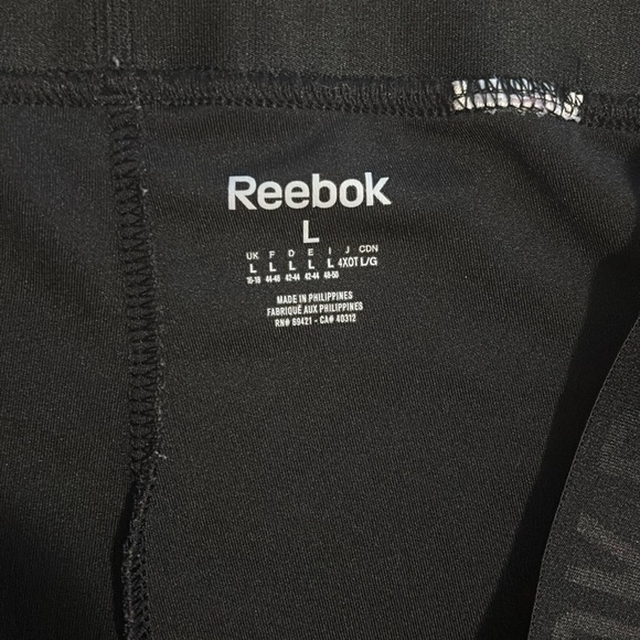 Reebok women’s straight leggings Black Pants - Picture 6 of 14